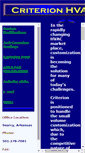 Mobile Screenshot of criterionhvac.com
